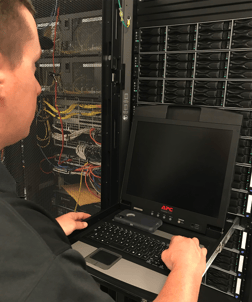 Joe V standing at rack - small