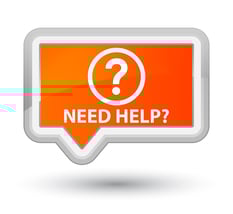 Need Help Icon orange