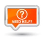 Need Help Icon orange