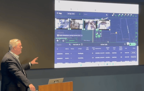 Sean presenting
