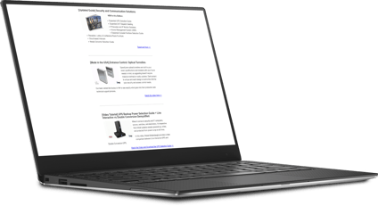 Security Tech Tuesday example - laptop